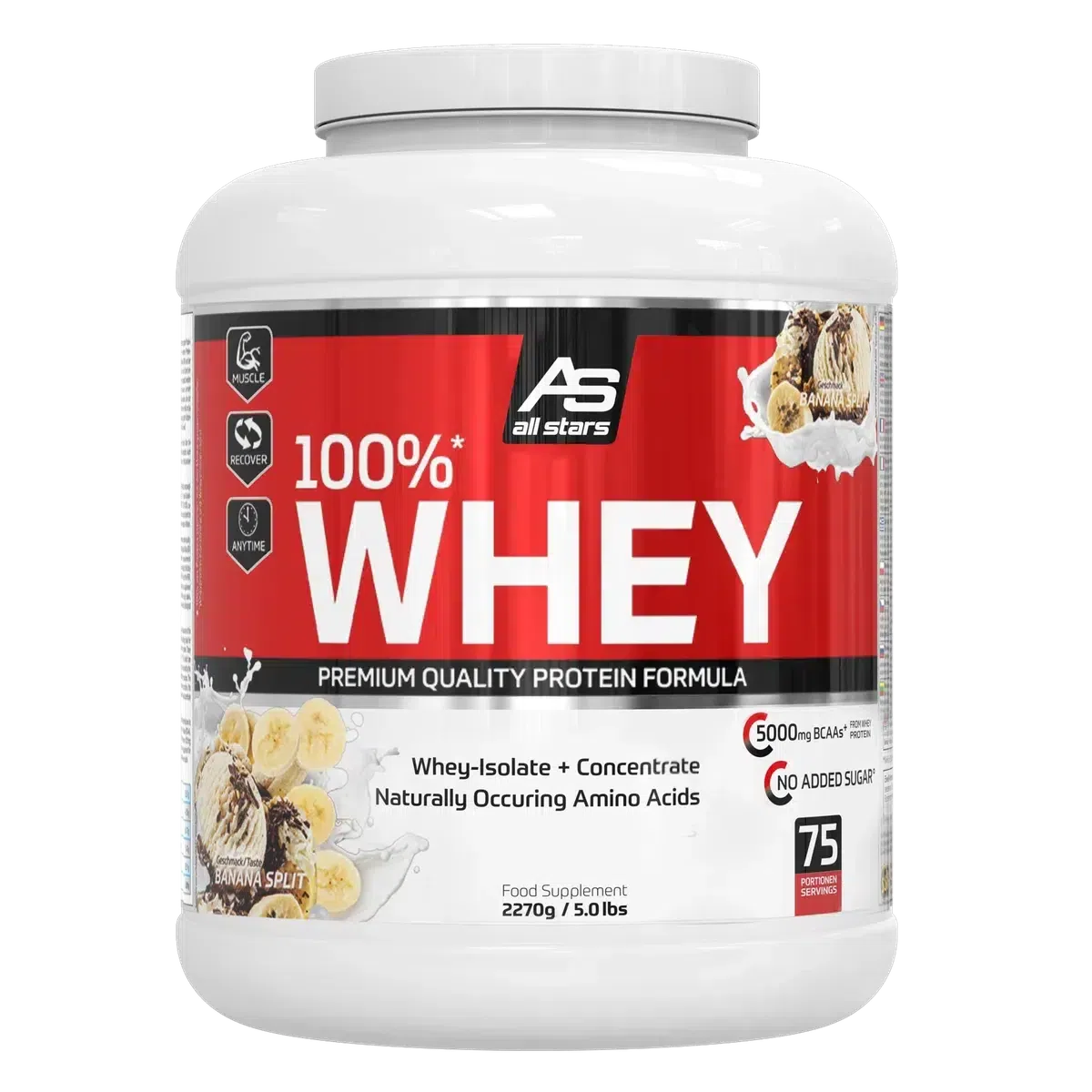 100% Whey Protein 2270g Dose-Whey Protein-Maniac-Sports.de