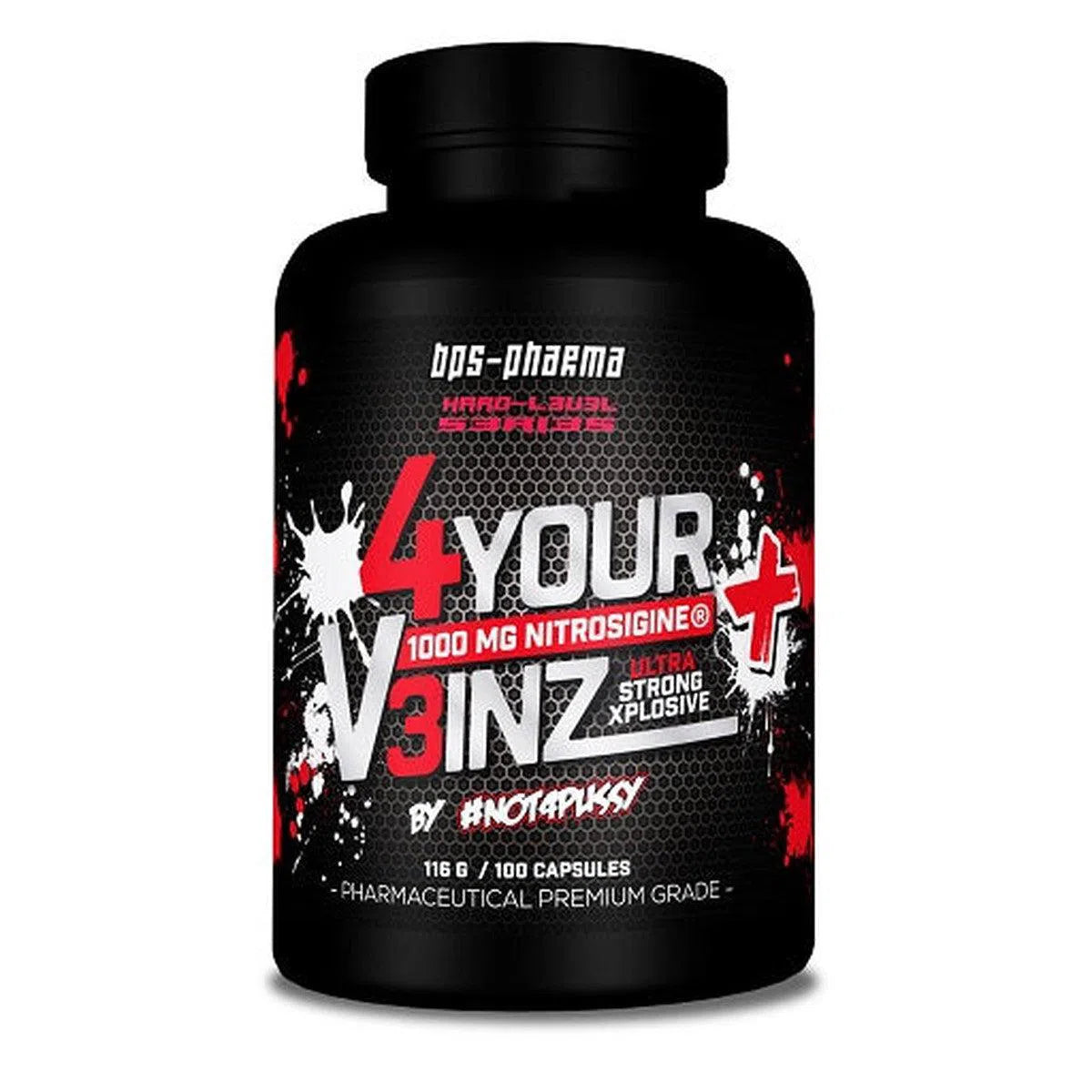 4 Your Veinz Plus 100 Kapseln (Nitrosigine)-Mineralstoffe-Maniac-Sports.de