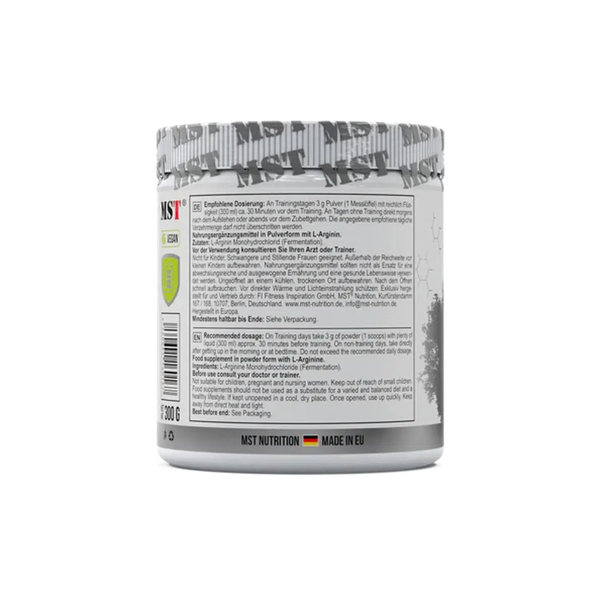 Arginine HCL 300g-L-Arginin-Maniac-Sports.de