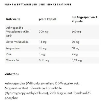 Ashwa Pro 120 Kapseln-Ashwagandha-Maniac-Sports.de