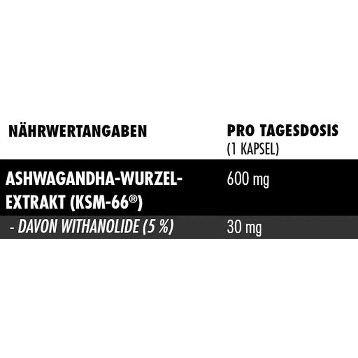 Ashwagandha KSM-66 120 Kapseln-Ashwagandha-Maniac-Sports.de