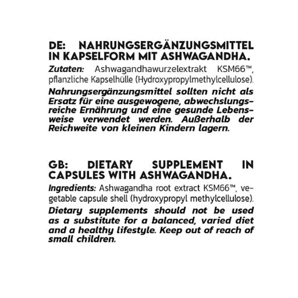 Ashwagandha KSM-66 120 Kapseln-Ashwagandha-Maniac-Sports.de