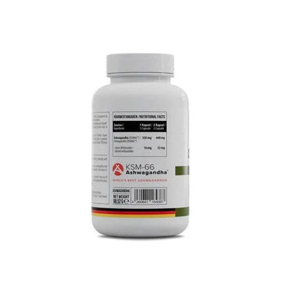 Ashwagandha KSM 66® 120 Caps-Ashwagandha-Maniac-Sports.de