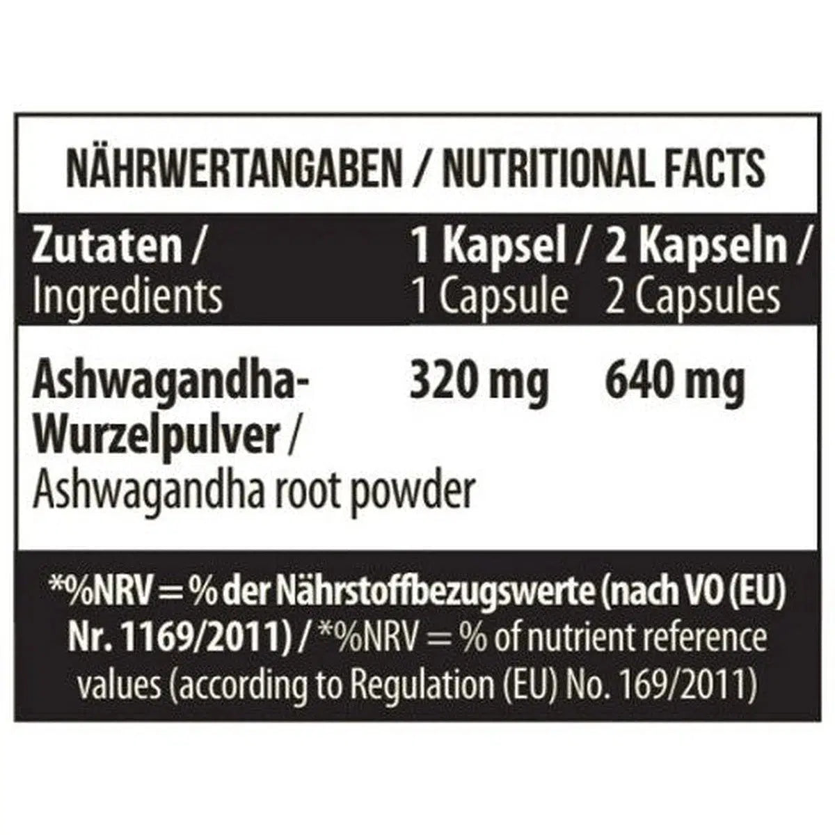 Ashwaghanda 100 Kapseln-Ashwagandha-Maniac-Sports.de