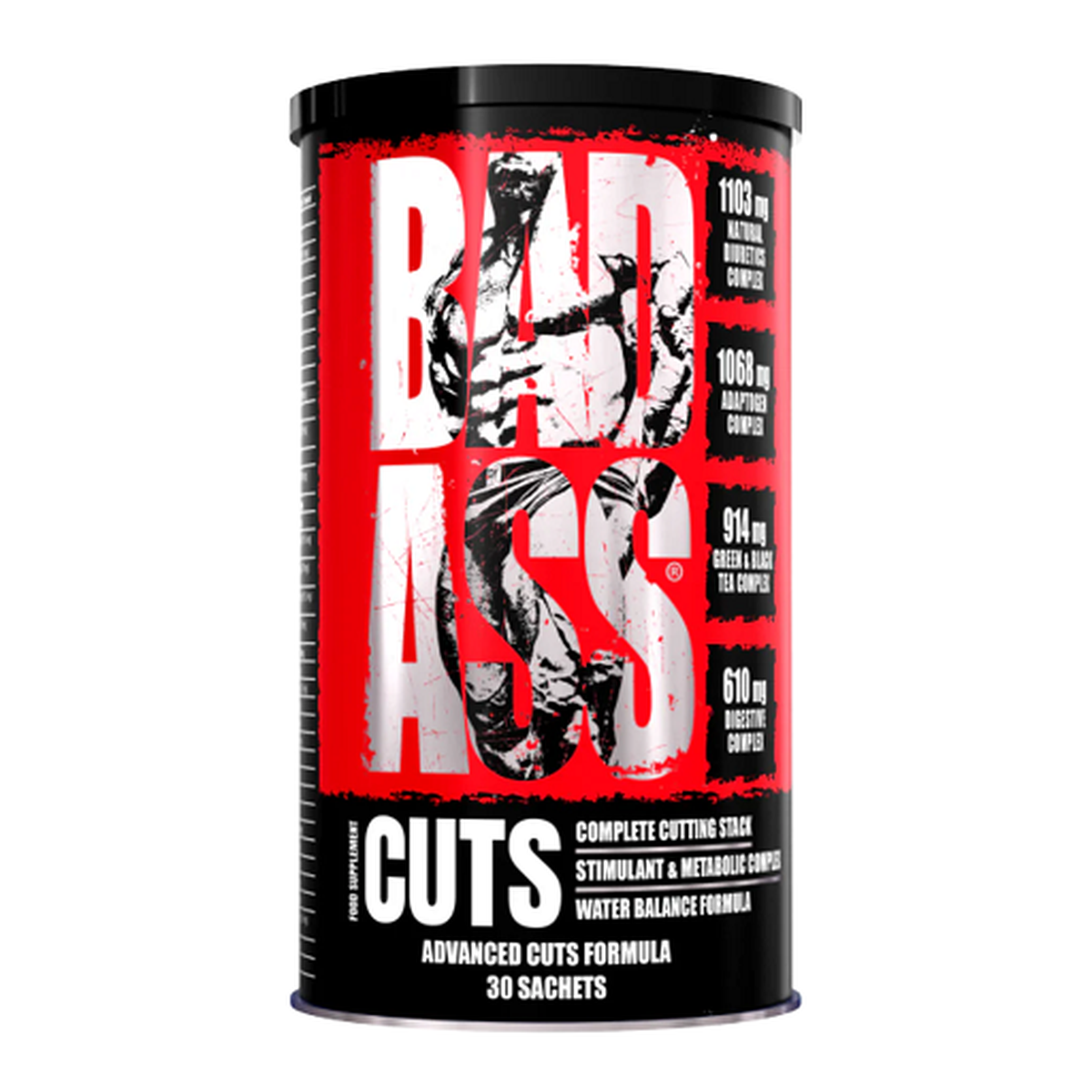 BAD ASS Cuts 30 sachets-Fett Burner-Maniac-Sports.de