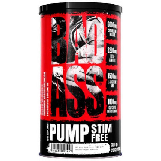 BAD ASS Pump Stim Free 350g-Pre Workout Booster-Maniac-Sports.de