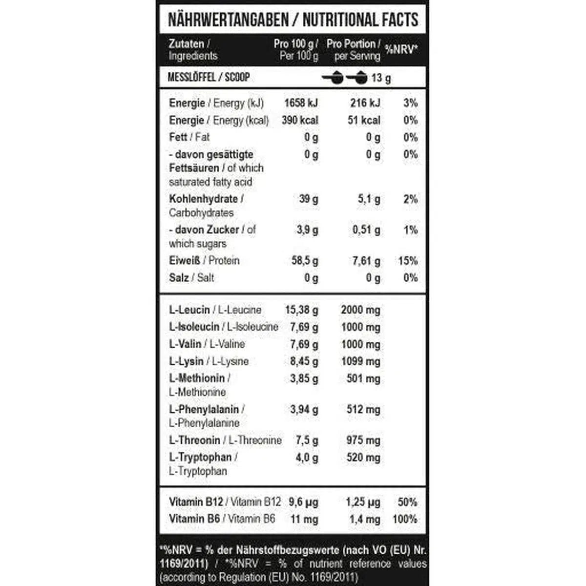 BCAA & EAA 520g Zero-EAA-Maniac-Sports.de