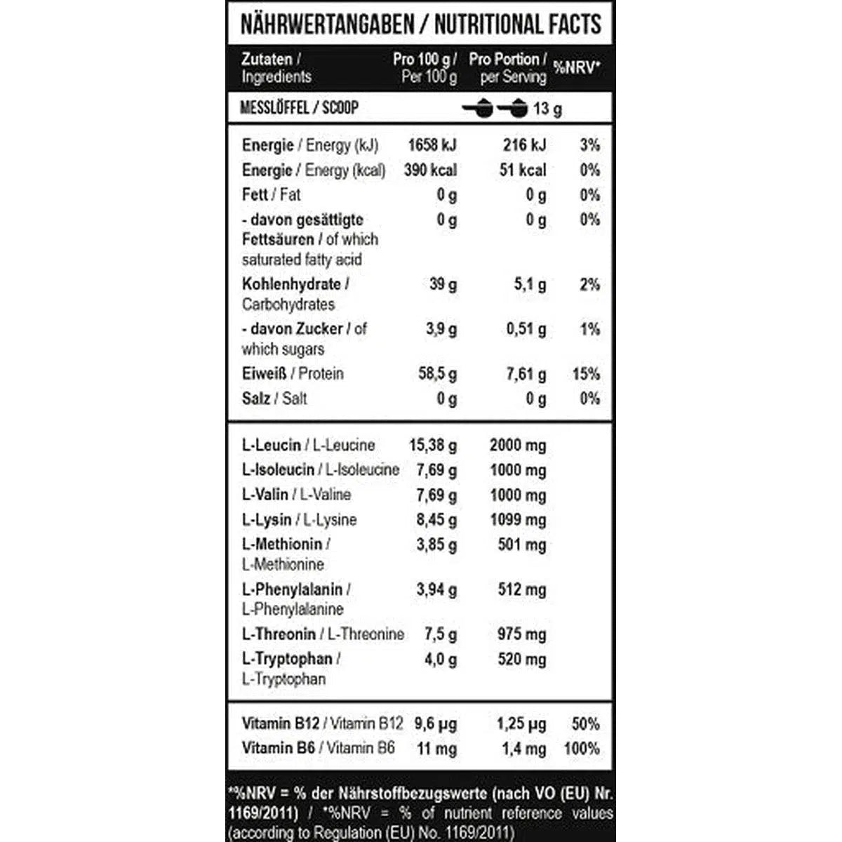 BCAA & EAA Zero 1040g-EAA-Maniac-Sports.de