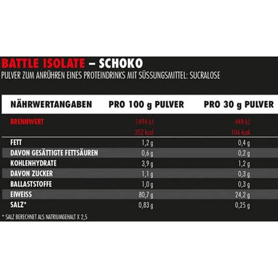 Battle Isolate 1000g-Whey Isolat-Maniac-Sports.de