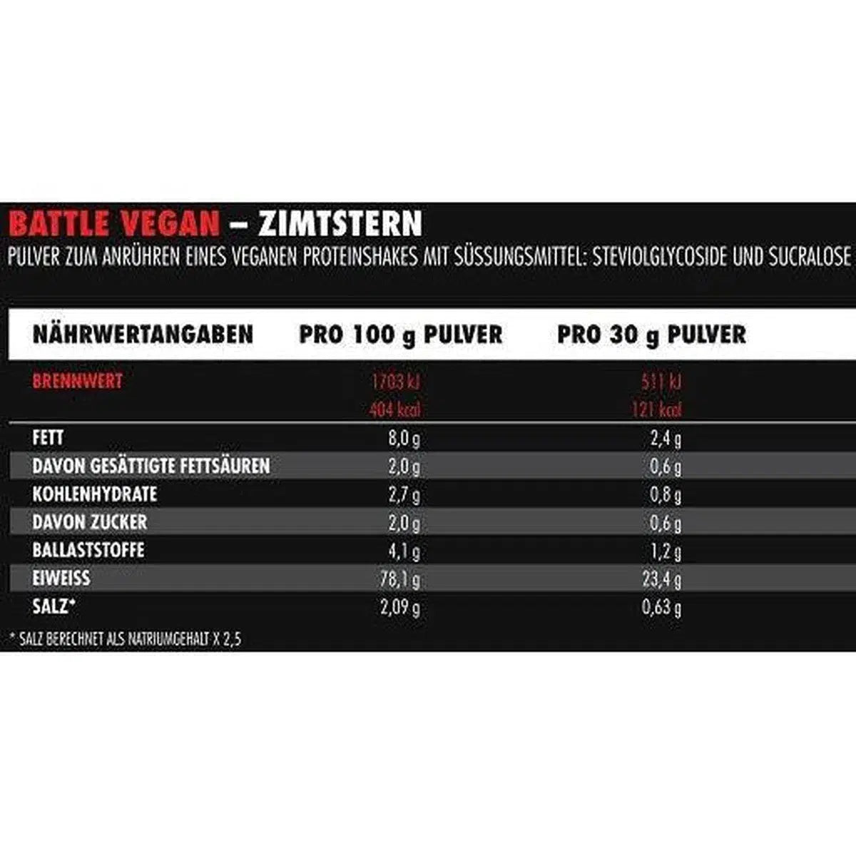 Battle Vegan 1000g-Veganes Protein-Maniac-Sports.de