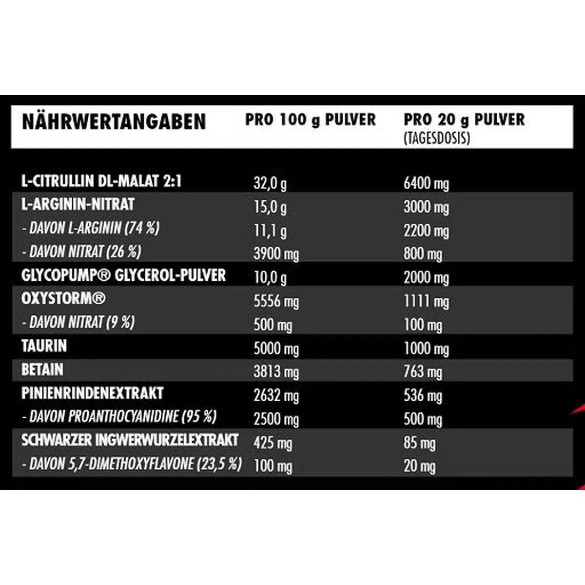 Bloodstorm 2.0 300g-Pre Workout Booster-Maniac-Sports.de