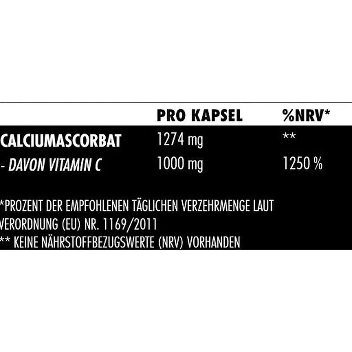 Buffered Vitamin C 120 Kapseln-Vitamin C-Maniac-Sports.de