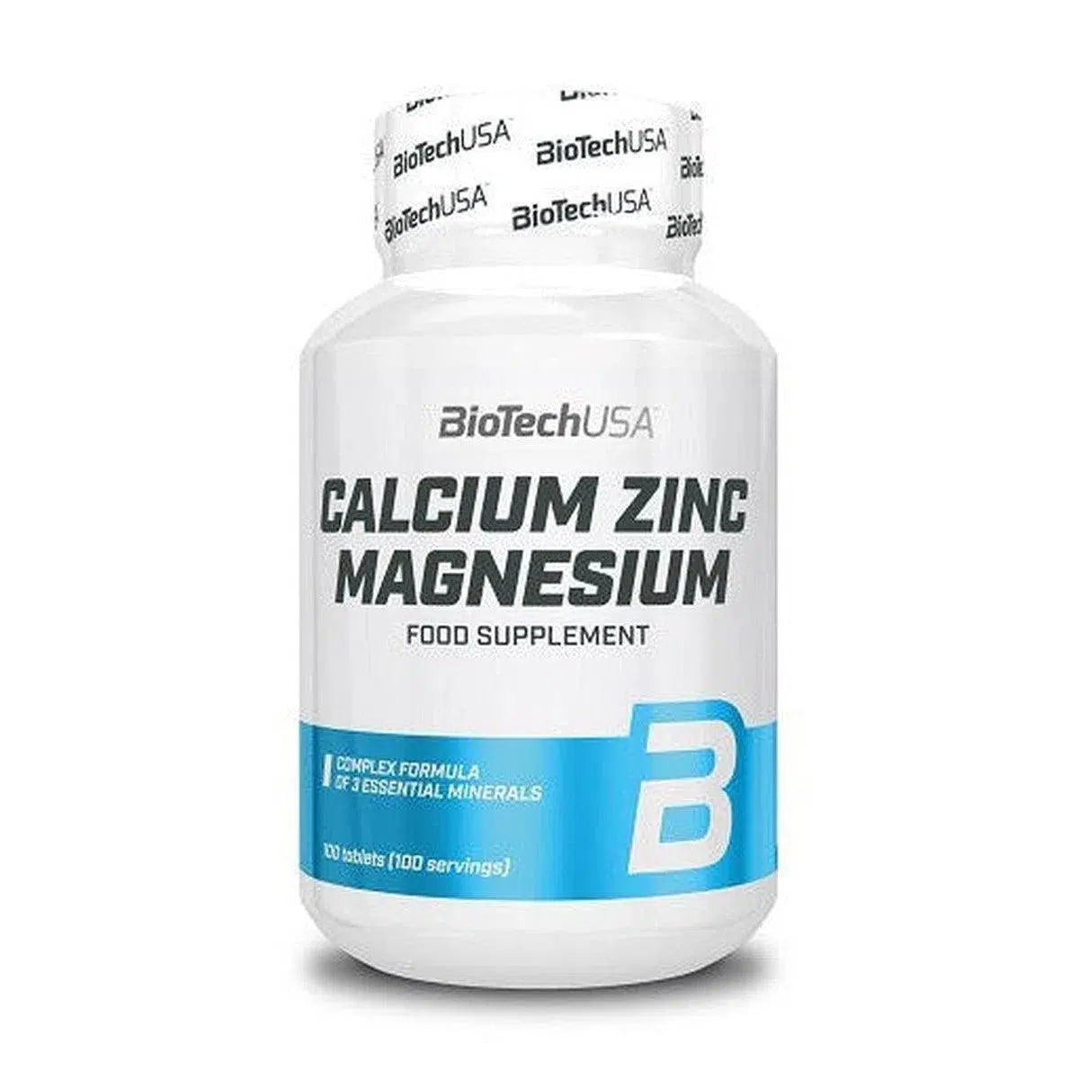 Calcium Zinc Magnesium 100 Tabl.-Mineralstoffe-Maniac-Sports.de