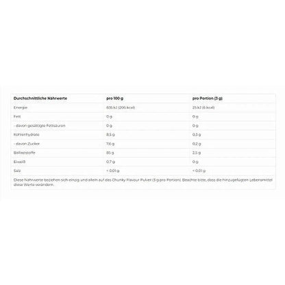 Chunky Flavour 150g-Geschmackspulver-Maniac-Sports.de