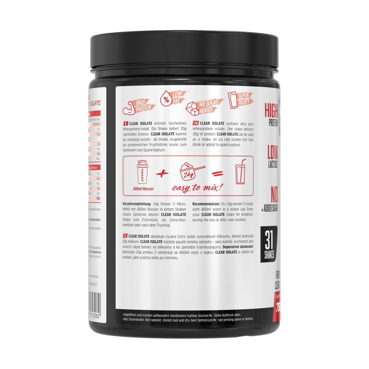 Clear Isolate Whey Protein 750g-Clear Protein-Maniac-Sports.de