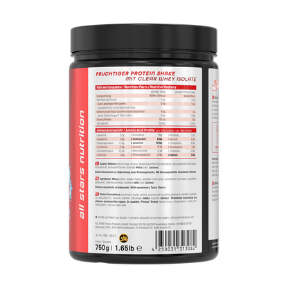 Clear Isolate Whey Protein 750g-Clear Protein-Maniac-Sports.de