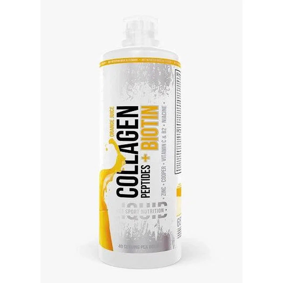 Collagen Peptides Konzentrat 1 Liter - Orange Juice-Collagen-Maniac-Sports.de