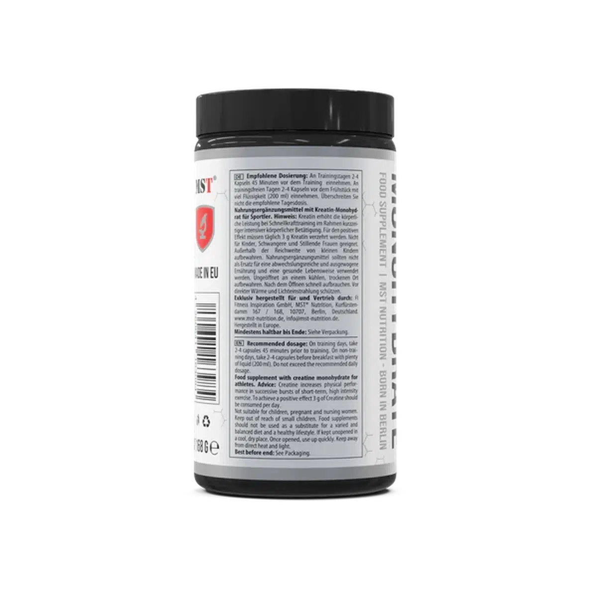 Creatine Monohydrate 120 Kapseln-Kreatin-Maniac-Sports.de