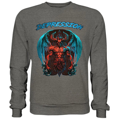 DEPRESSION - Sweatshirt-Sweatshirts-Maniac-Sports.de