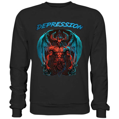 DEPRESSION - Sweatshirt-Sweatshirts-Maniac-Sports.de