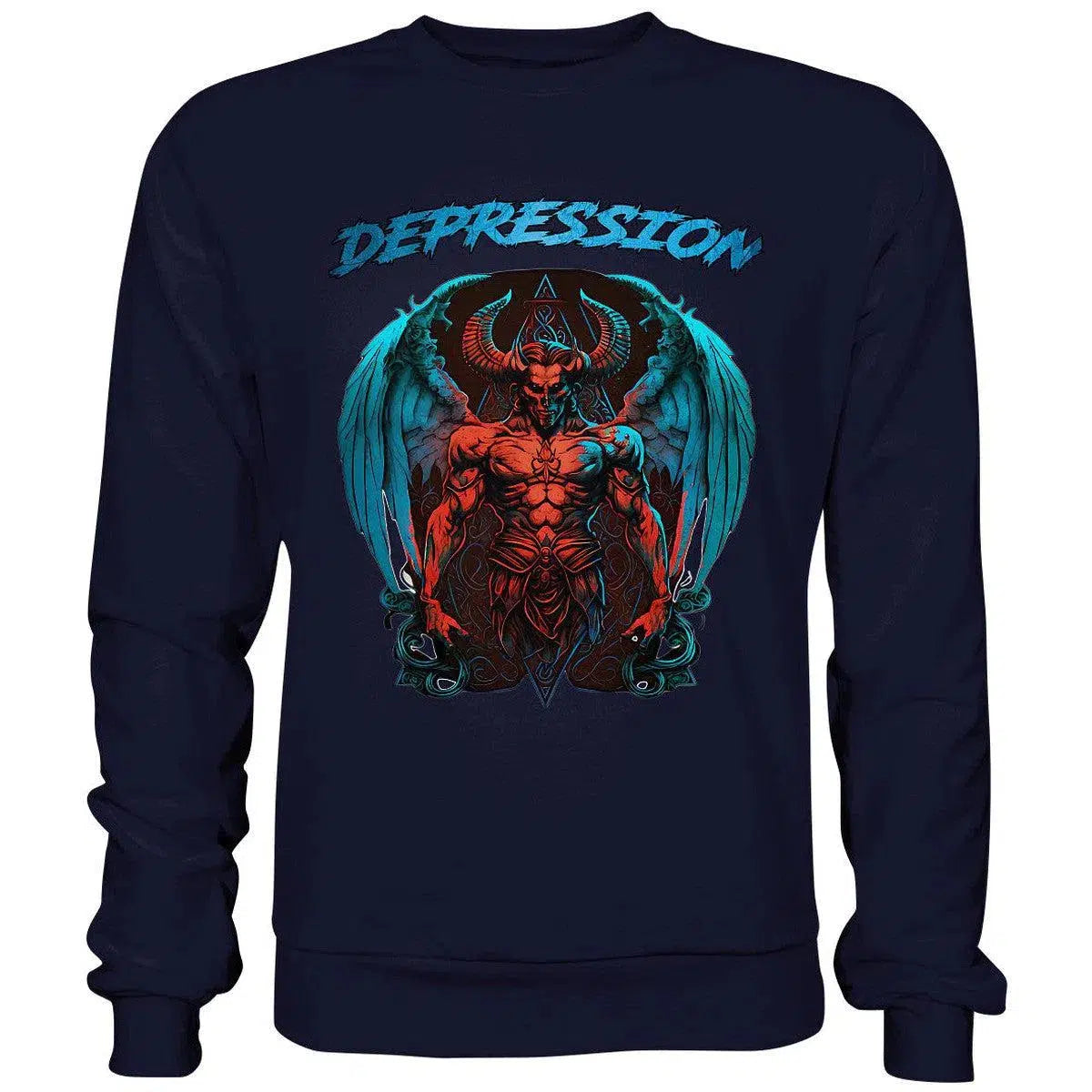 Depression Sweatshirt-Sweatshirts-Maniac-Sports.de