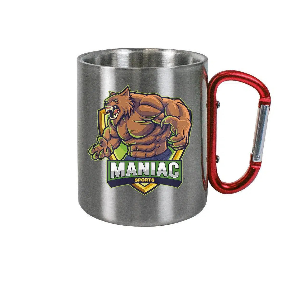 Edelstahl Tasse-Trinkgefäße-Maniac-Sports.de