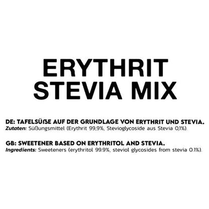 Erythrit Stevia Mix 1000g-Low Carb Lebensmittel-Maniac-Sports.de