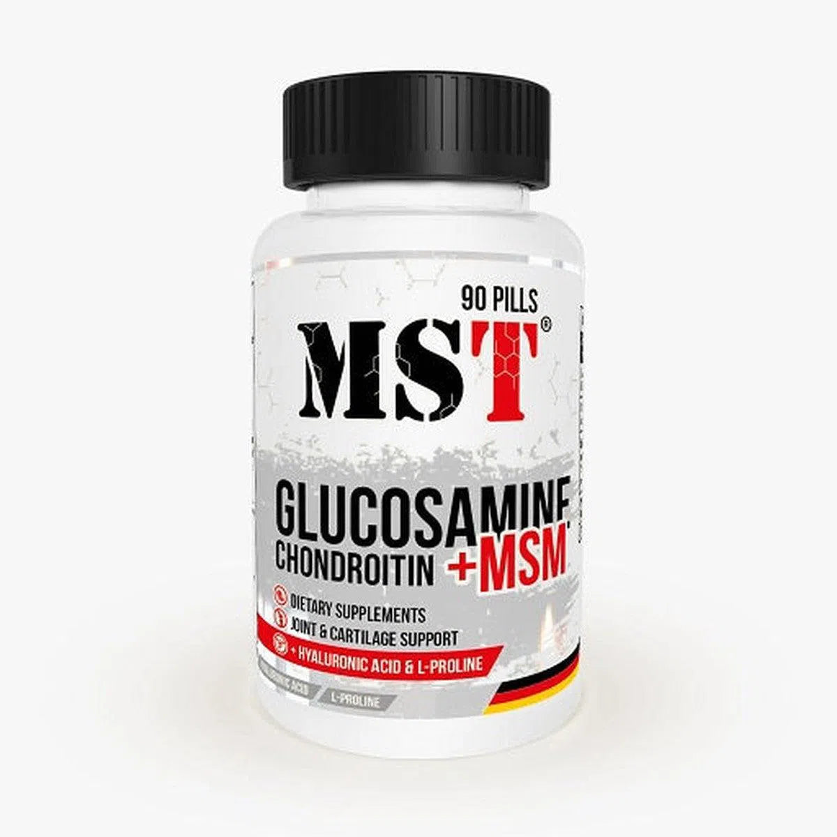 Glucosamine Chondroitine MSM + HYALURON - 90 Tabl.-Mineralstoffe-Maniac-Sports.de