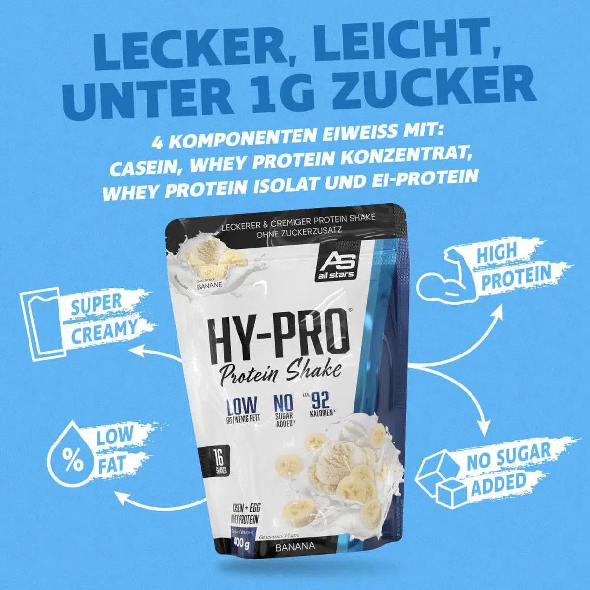 HY-PRO 400g Beutel-Whey Protein-Maniac-Sports.de