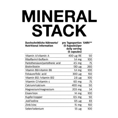 INLEAD Mineral Stack 120 Kapseln-Mineralstoffe-Maniac-Sports.de