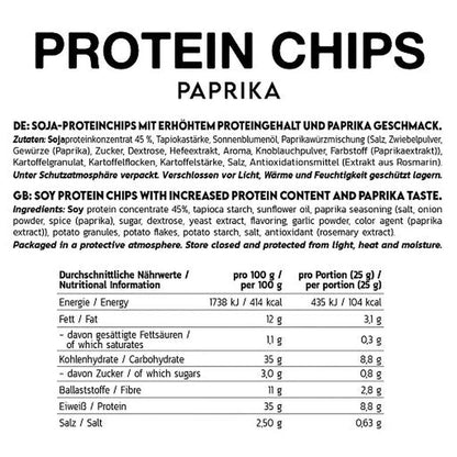 INLEAD Protein Chips - 6x50g-Low Carb Lebensmittel-Maniac-Sports.de