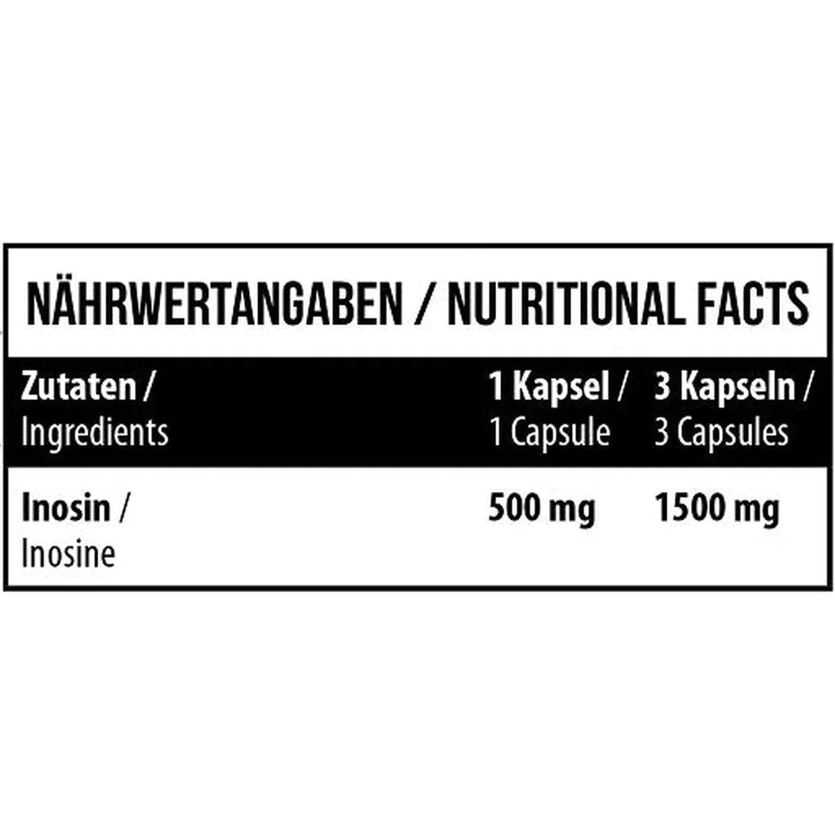 Inosine 1500 102 Kapsel-Trainingsbooster-Maniac-Sports.de