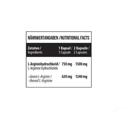 L-Arginine - 120 Tabl.-L-Arginin-Maniac-Sports.de