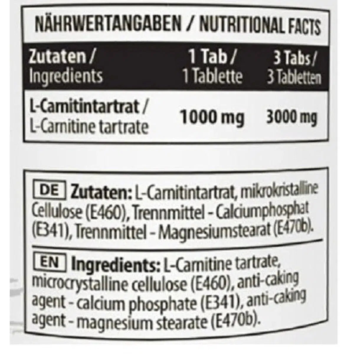 L-Carnitine 1000 (90 Tabl.)-L-Carnitine-Maniac-Sports.de