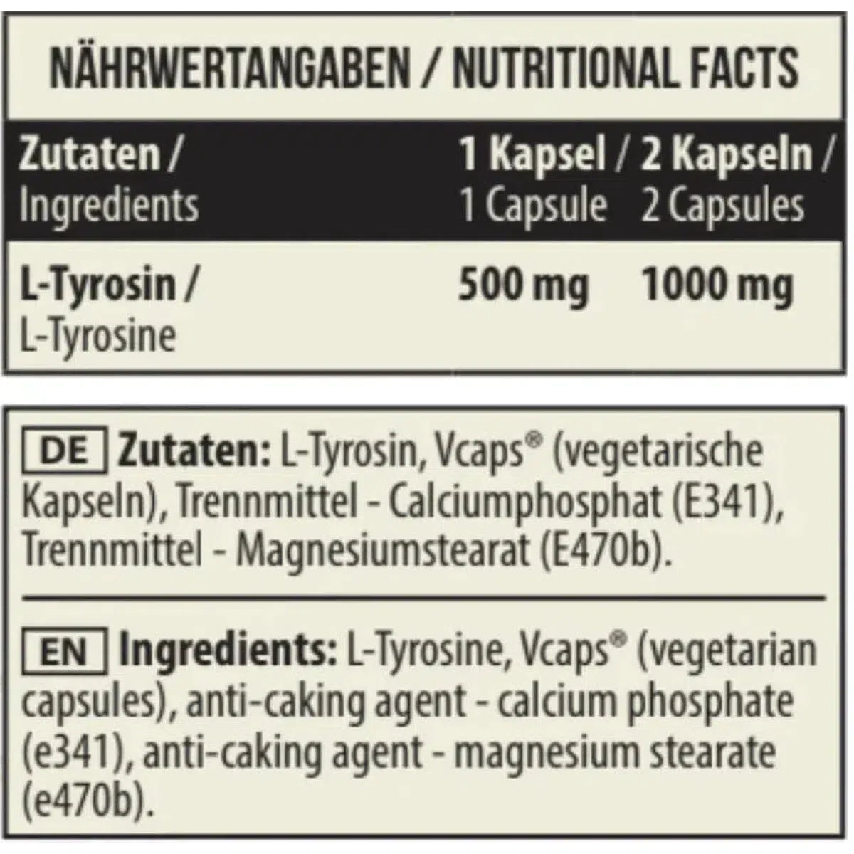 L-Tyrosine 1000 90 Tabl.-L-Tyrosine-Maniac-Sports.de