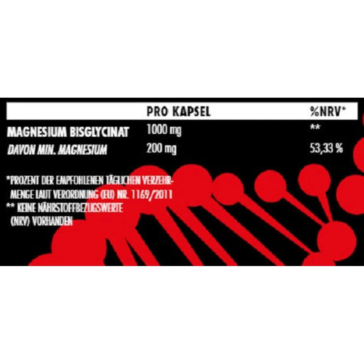 Magnesium Bisglycinat 120 Kapseln-Magnesium-Maniac-Sports.de