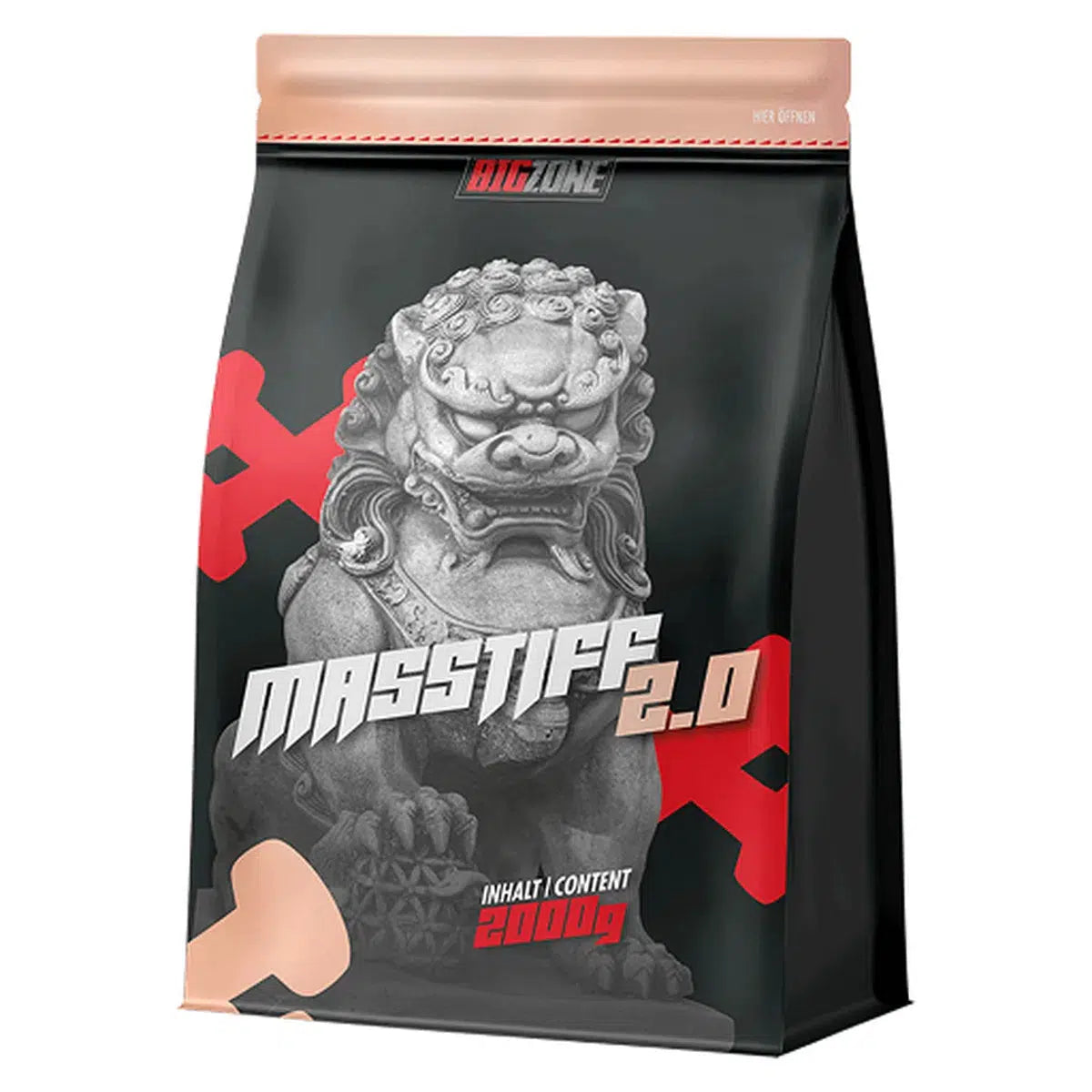 Masstiff 2.0 Beutel 2000g-Weight Gainer-Maniac-Sports.de