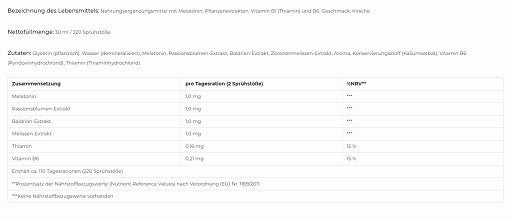 More Sleep Spray 30ml-Melatonin-Maniac-Sports.de