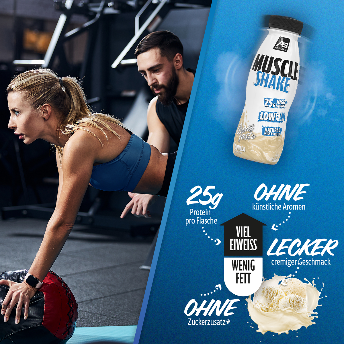 Muscle Shake 12x330ml-Protein Shake-Maniac-Sports.de