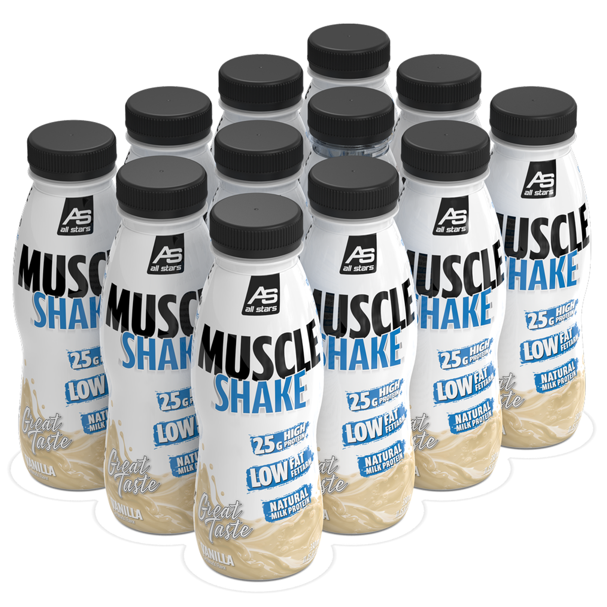 Muscle Shake 12x330ml-Protein Shake-Maniac-Sports.de