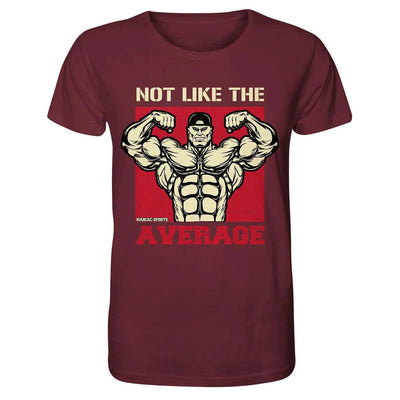 NOT LIKE THE AVERAGE - Shirt-Unisex-Shirts-Maniac-Sports.de