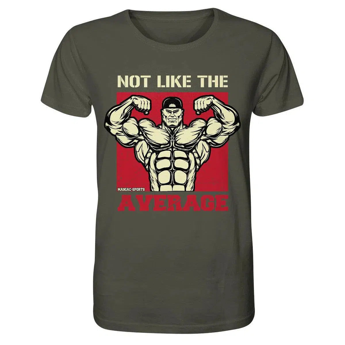 NOT LIKE THE AVERAGE - Shirt-Unisex-Shirts-Maniac-Sports.de