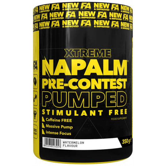 Napalm PreContest PUMPED STIMFREE - 350g-Pre Workout Booster-Maniac-Sports.de