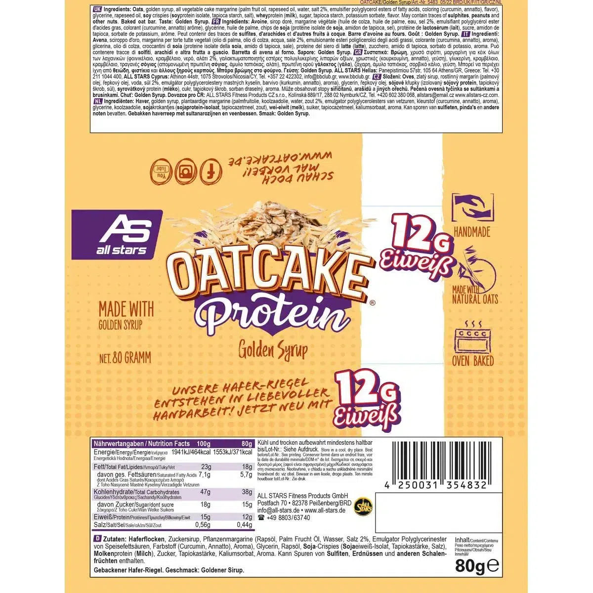 Oatcake Protein Mixbox-Proteinriegel-Maniac-Sports.de