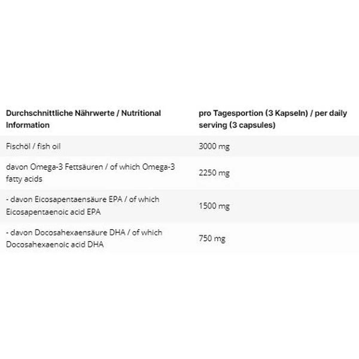 Omega-3 120 Kapseln-Omega 3-Maniac-Sports.de