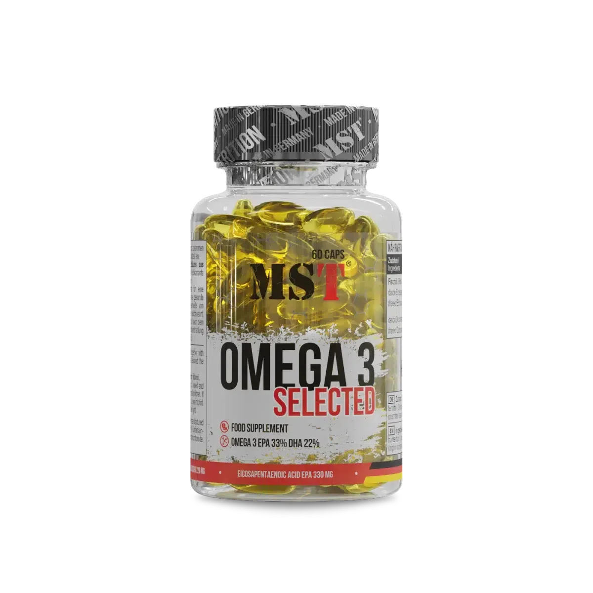 Omega 3 Selected 60 Softgels-Omega 3-Maniac-Sports.de