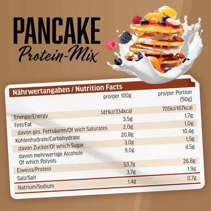 Pancake Protein-Mix 600g Dose-Low Carb Lebensmittel-Maniac-Sports.de