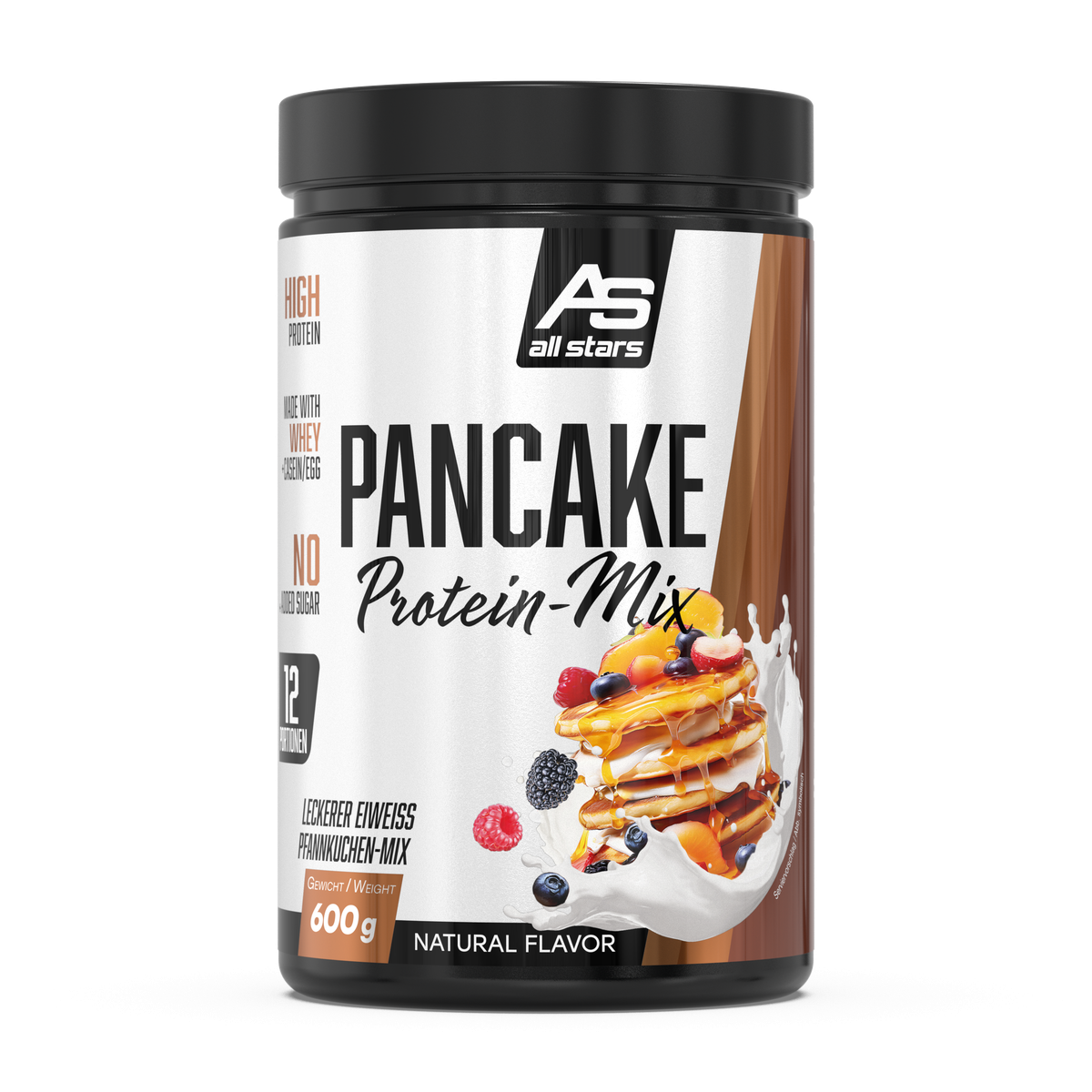 Pancake Protein-Mix 600g Dose-Low Carb Lebensmittel-Maniac-Sports.de