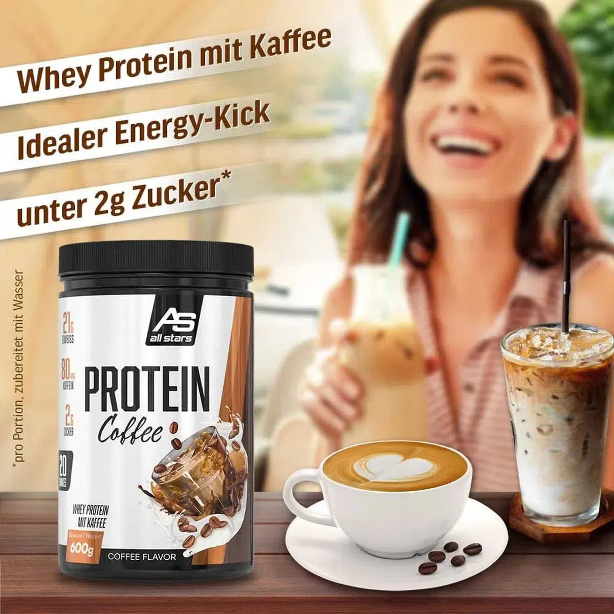 Protein Coffee 600g Dose-Whey Protein-Maniac-Sports.de