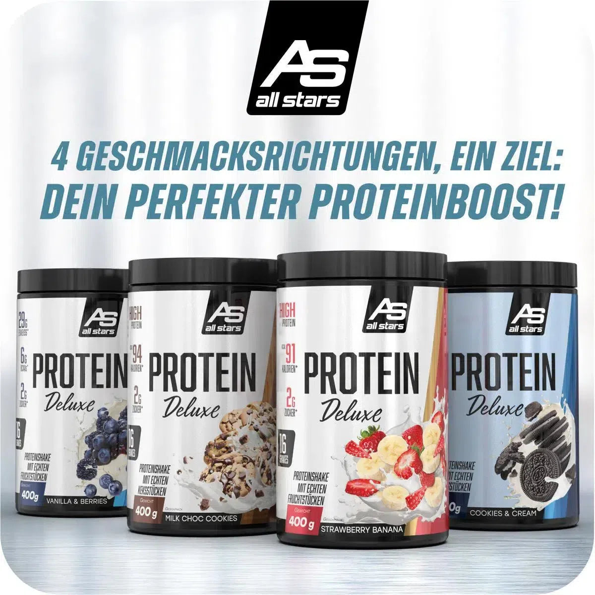 Protein Deluxe 400g Dose-Whey Isolat-Maniac-Sports.de